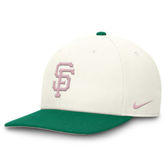 San Francisco Giants Sail Pro Performance Snapback Hat - Cream/Green | Nike