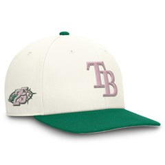 Tampa Bay Rays Sail Pro Performance Snapback Hat - Cream/Green | Nike