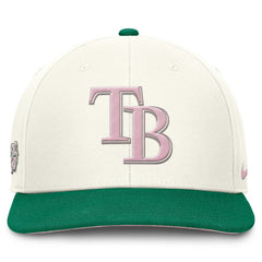 Tampa Bay Rays Sail Pro Performance Snapback Hat - Cream/Green | Nike