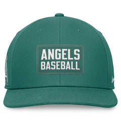 Los Angeles Angels Bicoastal Pro Performance Snapback Hat - Green | Nike
