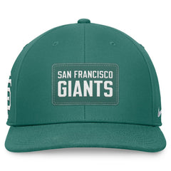 San Francisco Giants Bicoastal Pro Performance Snapback Hat - Green | Nike