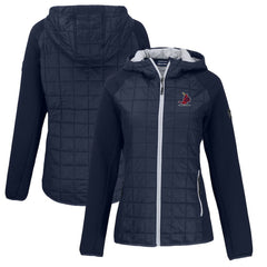 St. Louis Cardinals Cutter & Buck Women's Cooperstown Collection Rainier Primaloft Eco Full-Zip Hybrid Jacket - Navy
