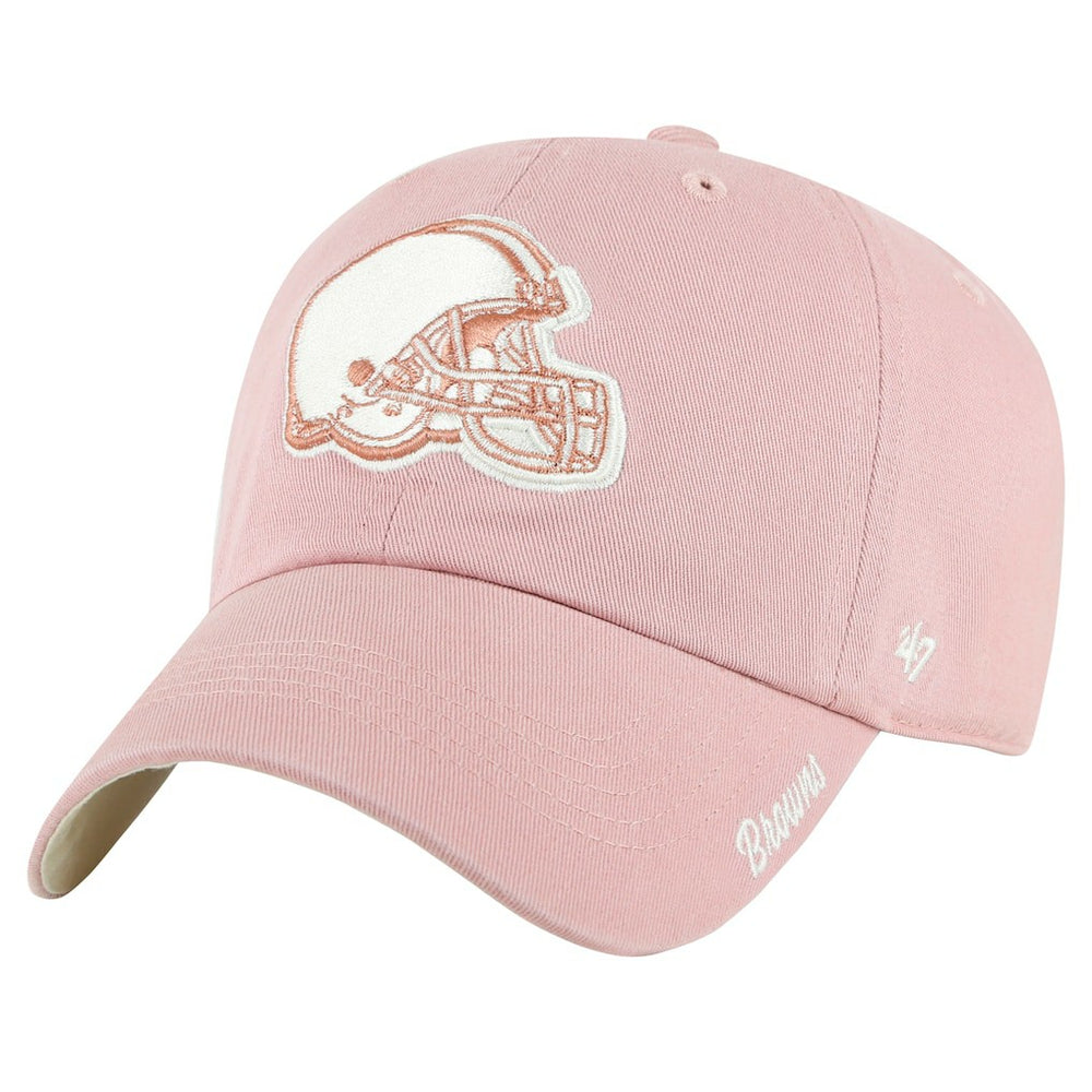 Cleveland Browns '47 Women's Ballpark Cheer Dusty Rose Clean Up Adjustable Hat - Pink online