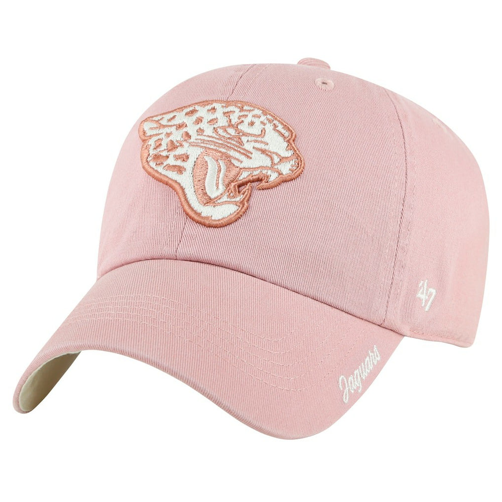 Jacksonville Jaguars '47 Women's Ballpark Cheer Dusty Rose Clean Up Adjustable Hat - Pink on sale