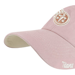 Tennessee Titans '47 Women's Ballpark Cheer Dusty Rose Clean Up Adjustable Hat - Pink on sale