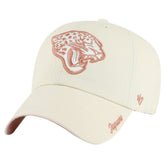 Jacksonville Jaguars '47 Women's Ballpark Cheer Clean Up Adjustable Hat - Natural cheap
