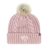 Jacksonville Jaguars '47 Women's Meeko Cuffed Knit Hat with Pom - Dusty Rose on sale