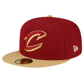 Cleveland Cavaliers 2-Tone 59FIFTY Fitted Hat sale - Wine/Gold | New Era for sale