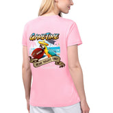 Arizona Cardinals Margaritaville Women's Game Time V-Neck T-Shirt - Pink online