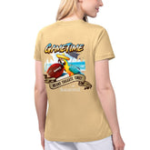 Kansas City Chiefs Margaritaville Women's Game Time V-Neck T-Shirt - Gold outlet