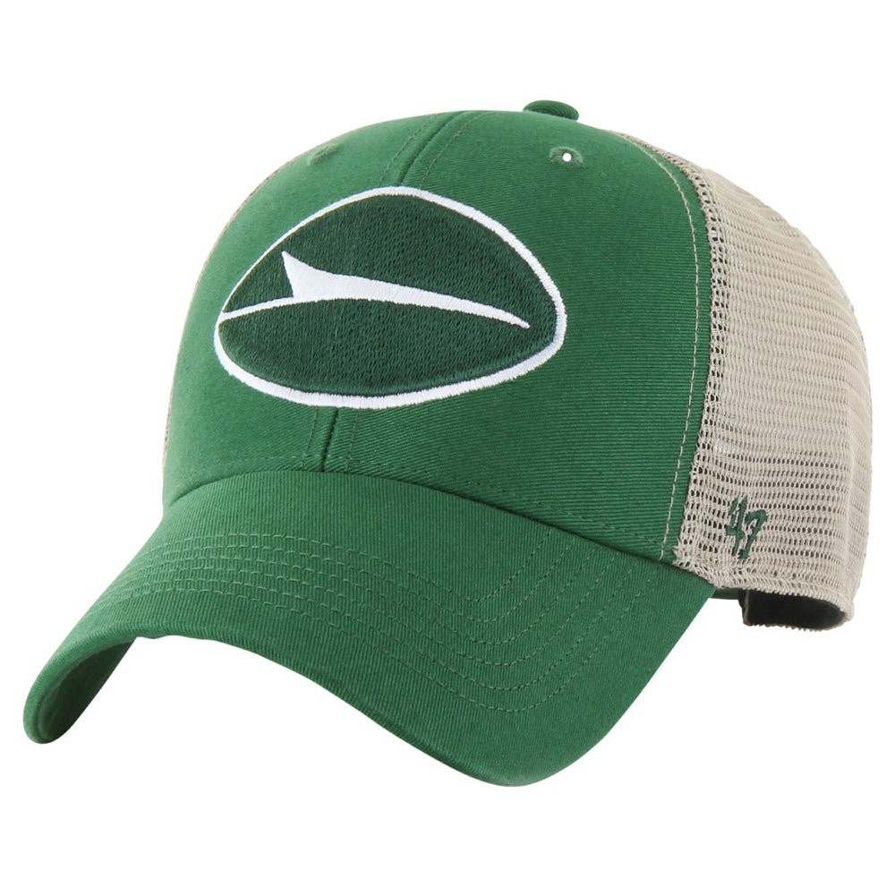 New York Jets '47 Flagship MVP Trucker Adjustable Hat - Kelly Green/Natural on sale