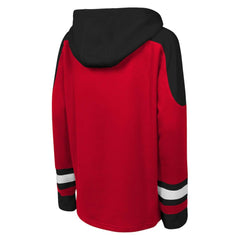 New Jersey Devils Youth Ageless Must Have Home V-Neck Pullover Hoodie Red