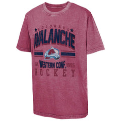 Colorado Avalanche Youth Sure Short T-Shirt Burgundy