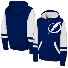 Tampa Bay Lightning Youth Face Off Full-Zip Hoodie Blue