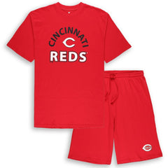Cincinnati Reds Profile Big & Tall T-Shirt & Shorts Combo Set