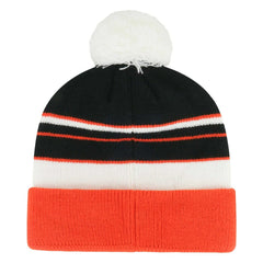 Cincinnati Bengals '47 Youth Peewee Cuffed Knit Hat with Pom - Black/Orange outlet