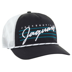 Jacksonville Jaguars '47 Downburst Relaxed Hitch Trucker Adjustable Hat - Black/White online