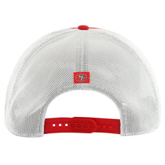 San Francisco 49ers '47 Downburst Relaxed Hitch Trucker Adjustable Hat - Scarlet/White for sale