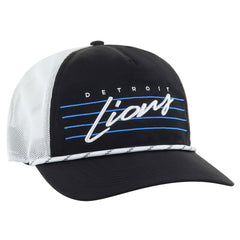 Detroit Lions '47 Downburst Relaxed Hitch Trucker Adjustable Hat - Black/White on sale