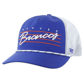 Denver Broncos '47 Downburst Relaxed Hitch Trucker Adjustable Hat - Royal/White cheap
