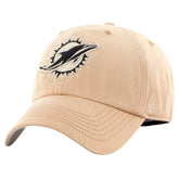 Miami Dolphins '47 Dusted Relaxed Franchise Fitted Hat - Khaki sale
