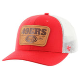 San Francisco 49ers '47 Thrash Trophy Flex Hat - Scarlet/White cheap