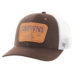 Cleveland Browns '47 Thrash Trophy Flex Hat - Brown/White discount