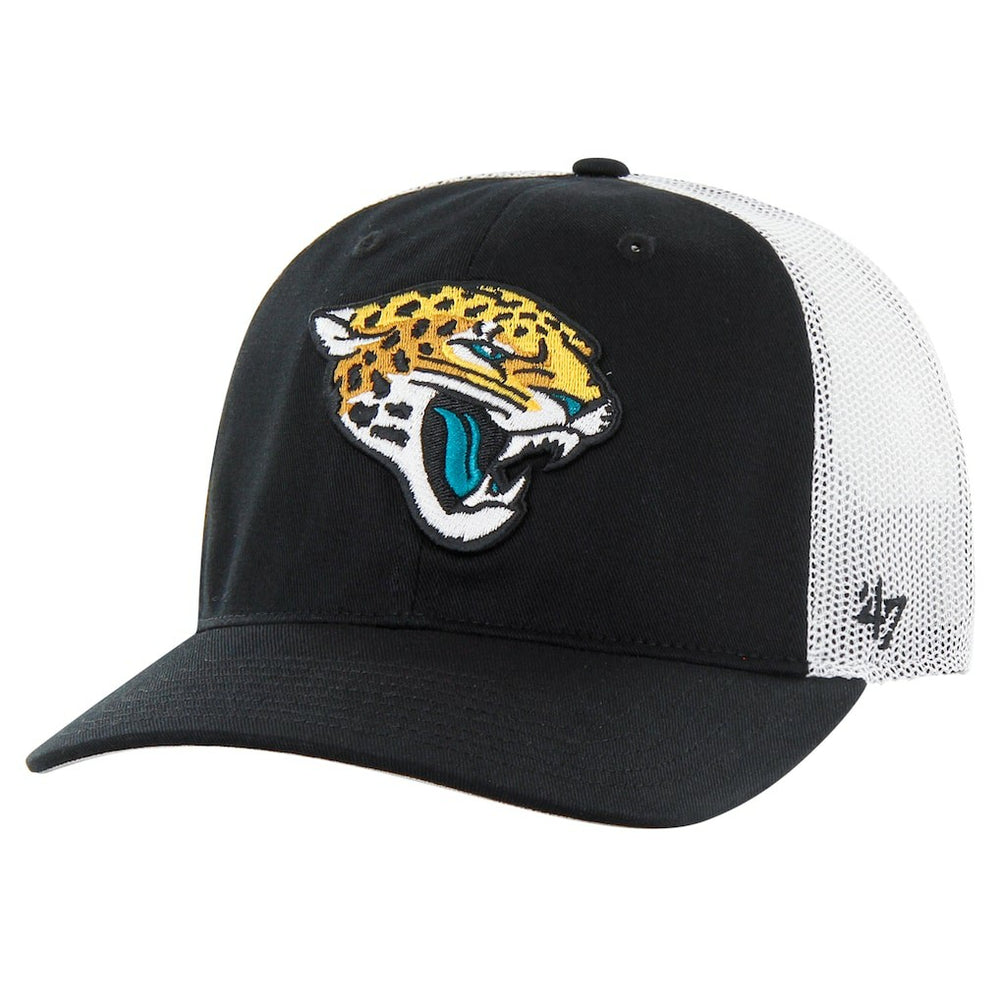 Jacksonville Jaguars '47 Team Unstructured Trucker Adjustable Hat - Black/White discount