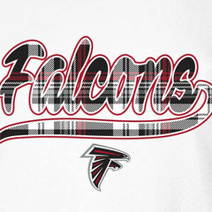 Atlanta Falcons New Era Women's 3rd Down T-Shirt - White/Red on sale
