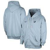 Memphis Grizzlies Authentic Standard Issue Full-Zip Hoodie Jacket - Light Blue | Nike on sale