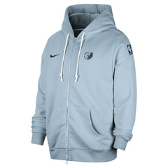 Memphis Grizzlies Authentic Standard Issue Full-Zip Hoodie Jacket - Light Blue | Nike on sale