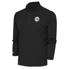 Detroit Pistons Antigua Metallic Logo Tribute Quarter-Zip Pullover sale - Charcoal for sale