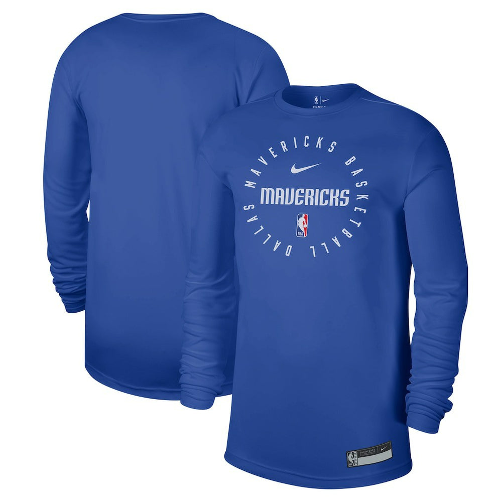 Dallas Mavericks 2024/25 Legend On-Court Practice Long Sleeve T-Shirt sale - Blue | Nike cheap