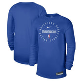 Dallas Mavericks 2024/25 Legend On-Court Practice Long Sleeve T-Shirt sale - Blue | Nike cheap