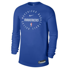 Dallas Mavericks 2024/25 Legend On-Court Practice Long Sleeve T-Shirt sale - Blue | Nike cheap