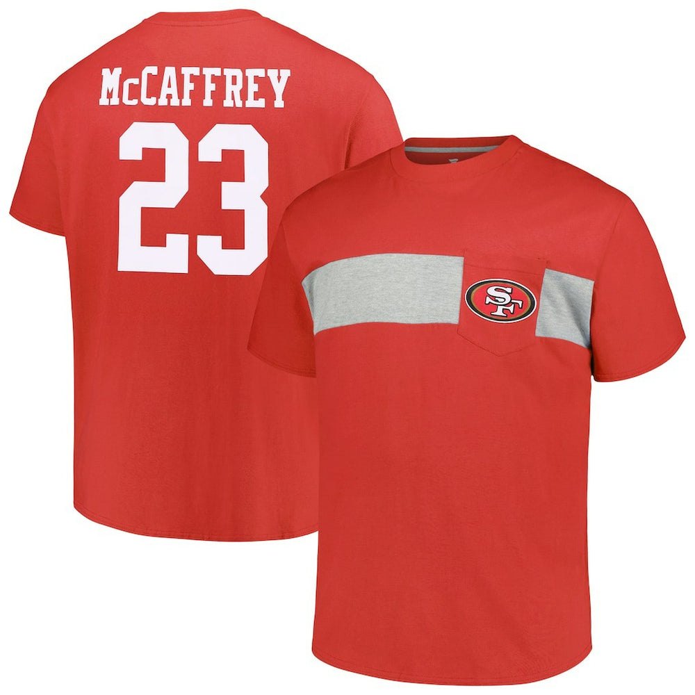 Christian McCaffrey San Francisco 49ers Big & Tall T-Shirt - Scarlet discount