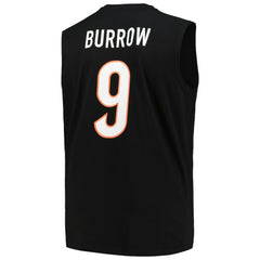 Joe Burrow Cincinnati Bengals Big & Tall Muscle Tank Top - Black discount