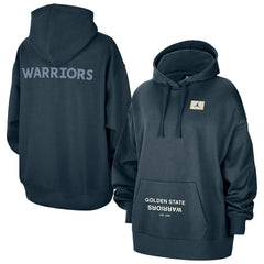 Golden State Warriors Jordan Brand Women's Courtside Statement Edition Oversize Pullover Hoodie sale - Navy cheap
