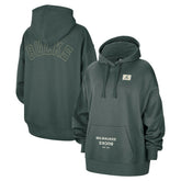 Milwaukee Bucks Jordan Brand Women's Courtside Statement Edition Oversize Pullover Hoodie - Green cheap