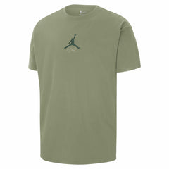 Milwaukee Bucks Jordan Brand Statement Edition Jumpman Flight Heavyweight T-Shirt - Green on sale