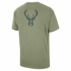 Milwaukee Bucks Jordan Brand Statement Edition Jumpman Flight Heavyweight T-Shirt - Green on sale