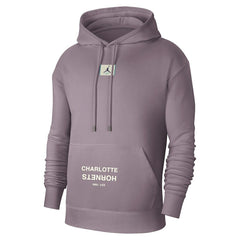 Charlotte Hornets Jordan Brand Courtside Statement Edition Pullover Hoodie - Purple cheap