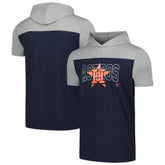 Houston Astros Active Brushed Hoodie T-Shirt - Navy | New Era