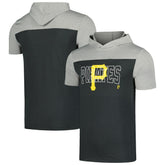 Pittsburgh Pirates Active Brushed Hoodie T-Shirt - Black | New Era