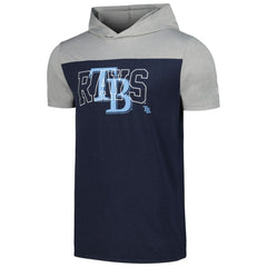 Tampa Bay Rays Active Brushed Hoodie T-Shirt - Navy | New Era