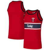 Minnesota Twins Jersey Ringer Tank Top - Red | New Era