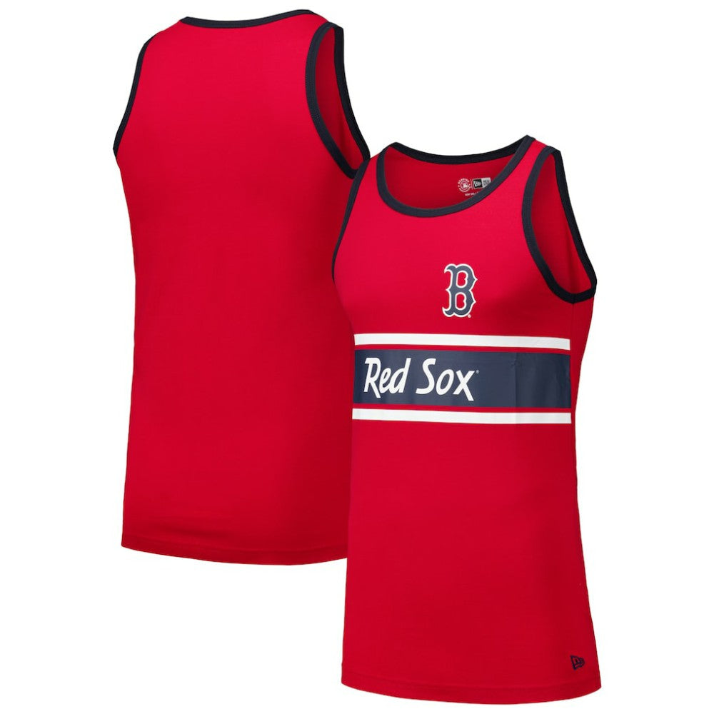 Boston Red Sox Jersey Ringer Tank Top - Red | New Era