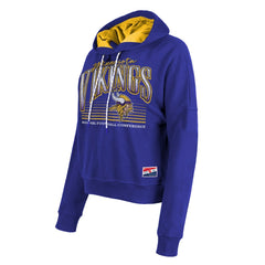 Minnesota Vikings New Era Women's Boxy Pullover Hoodie - Purple for sale