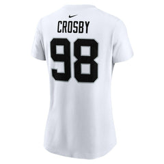 Maxx Crosby Las Vegas Raiders Women's Player Name & Number T-Shirt - White | Nike sale