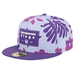 Sacramento Kings Palm Fronds 2-Tone 59FIFTY Fitted Hat - Purple | New Era for sale